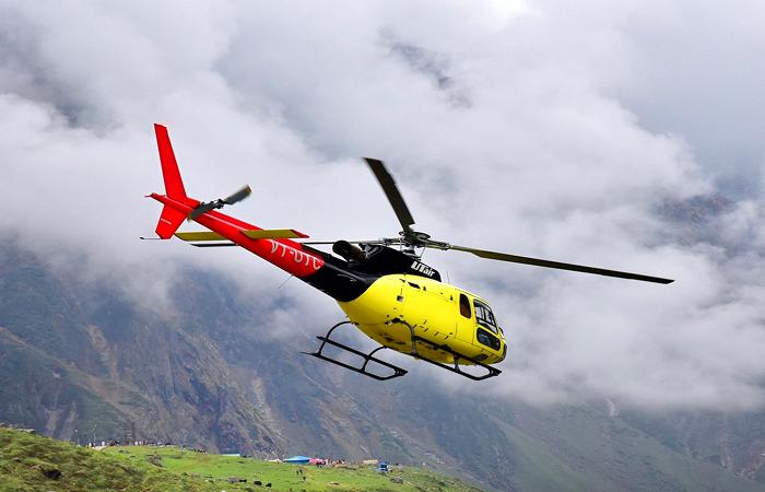 Helicopter yatra working
